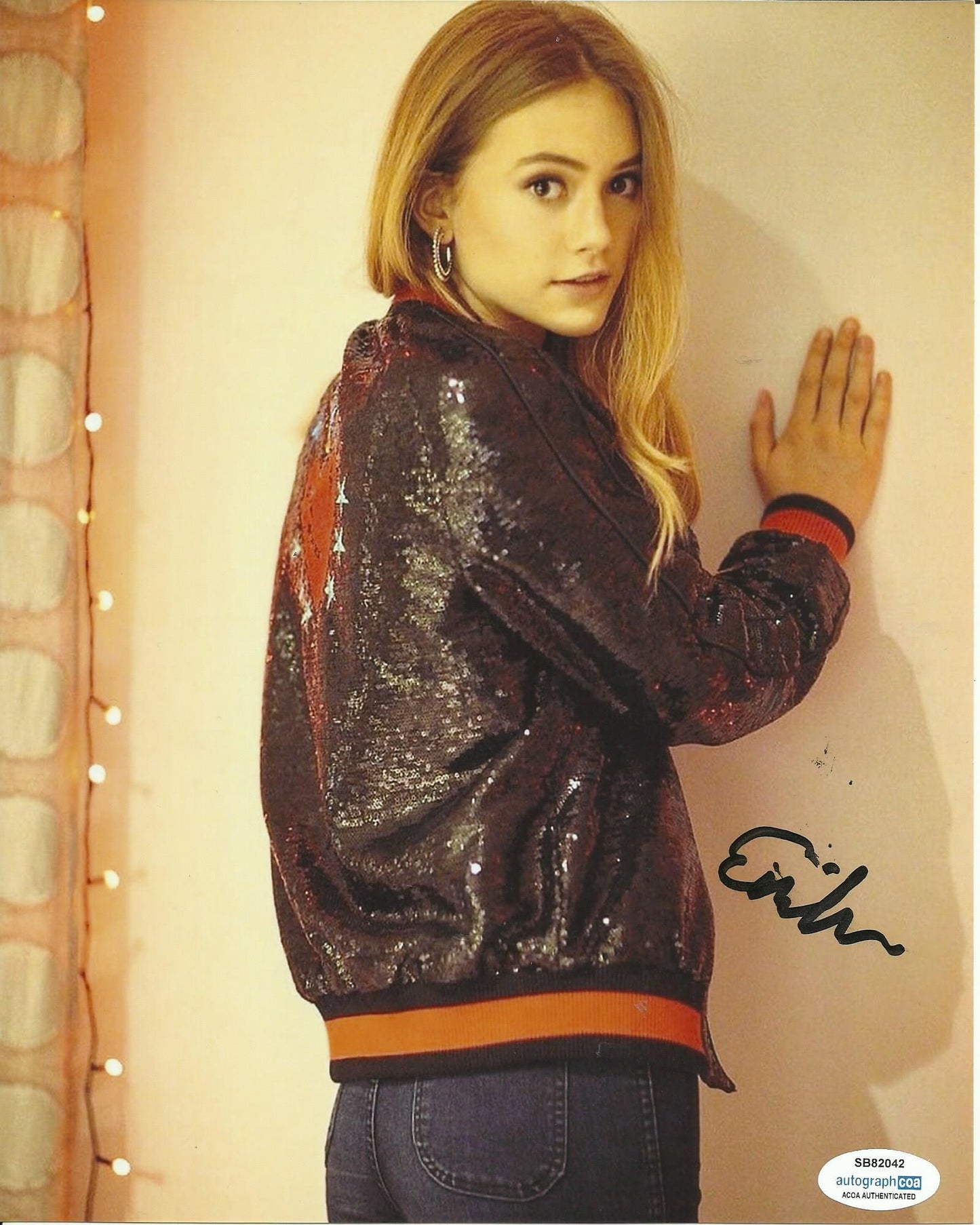 EMILIA JONES SIGNED SEXY 10X8 PHOTO (5) ALSO ACOA CERTIFIED
