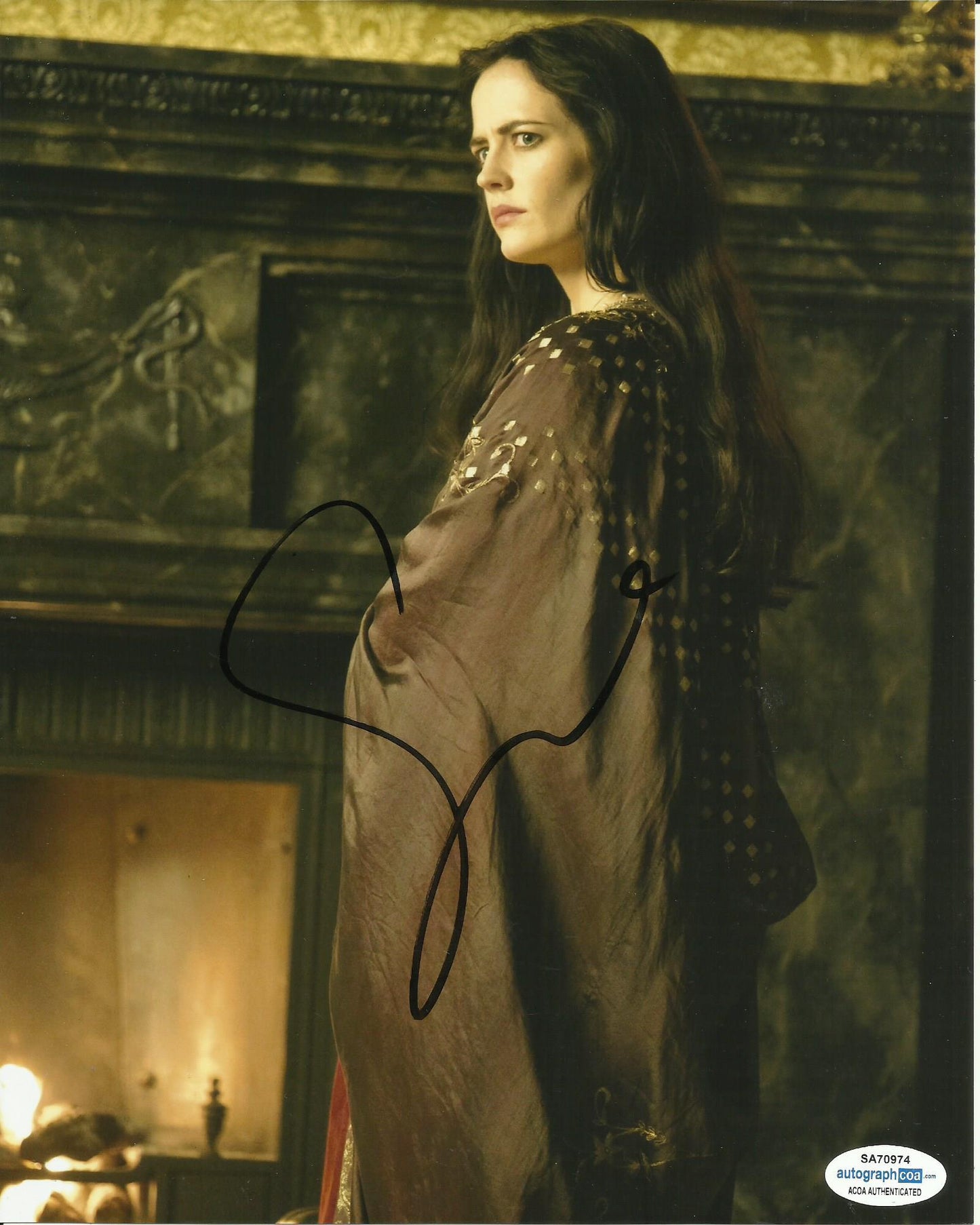 EVA GREEN SIGNED SEXY PENNY DREADFUL 10X8 PHOTO (2) ALSO ACOA CERTIFIED