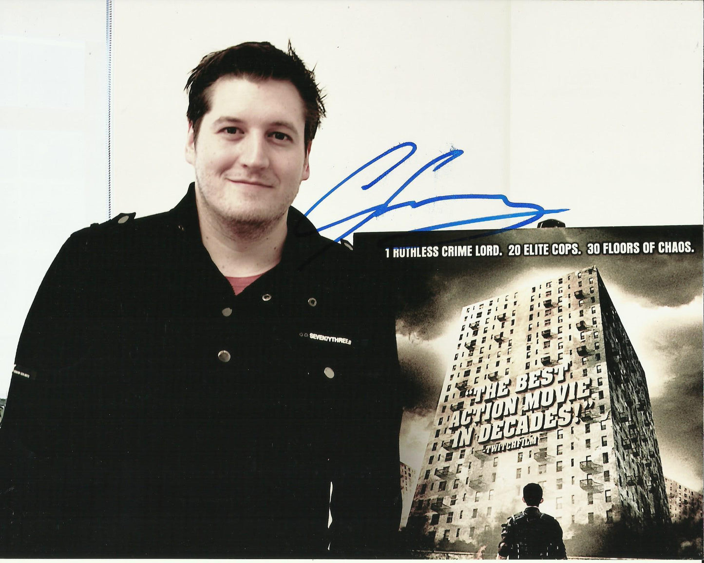 GARETH EVANS SIGNED THE RAID 8X10 PHOTO