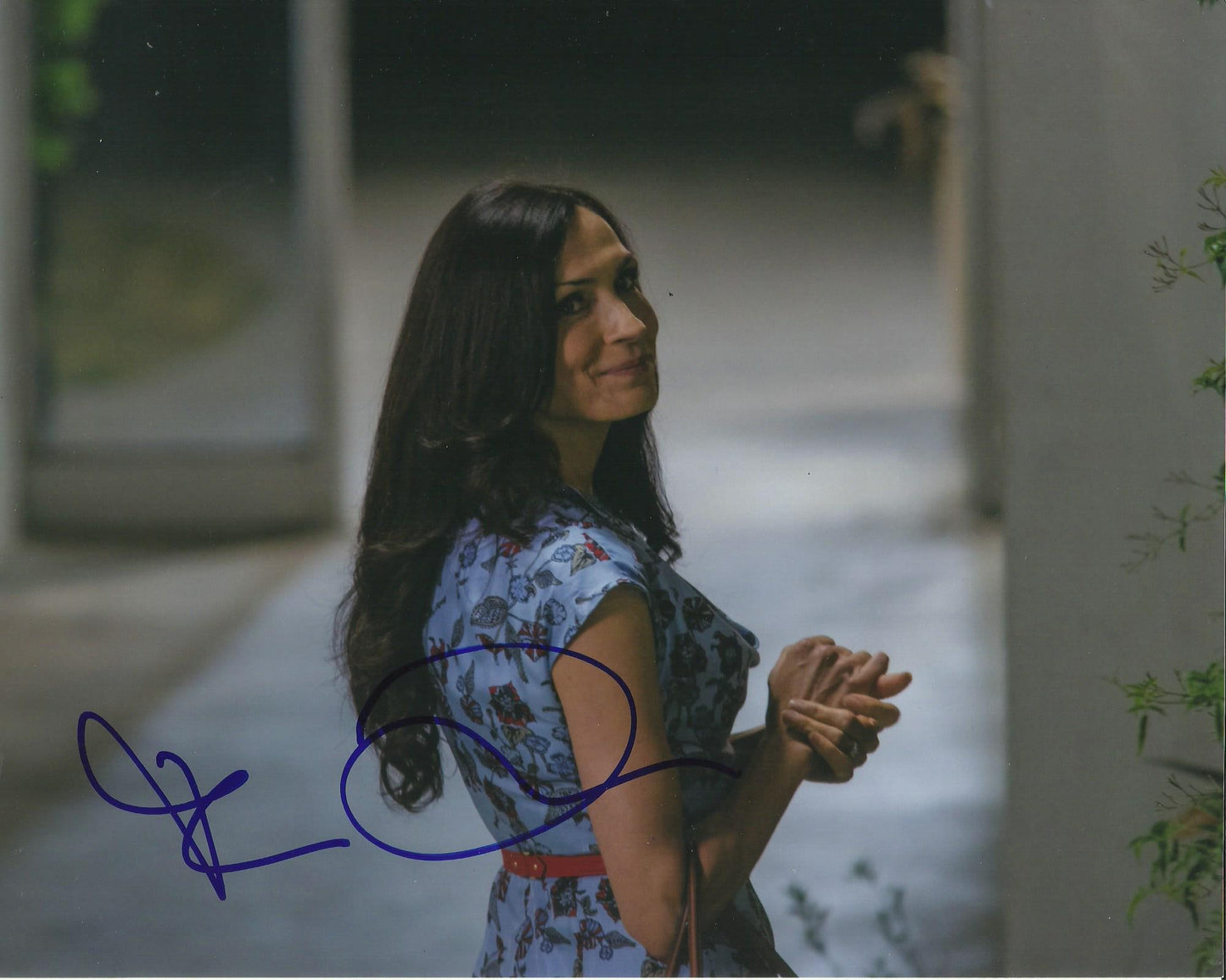 FAMKE JANSSEN SIGNED SEXY 10X8 PHOTO (3)