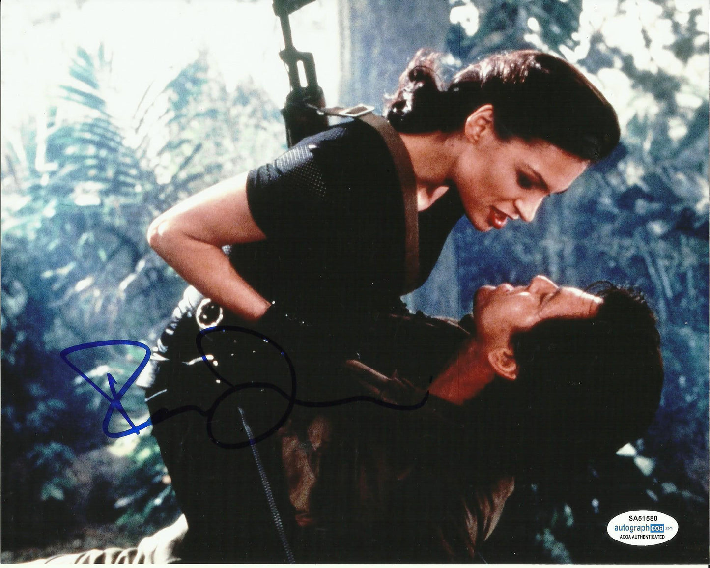 FAMKE JANSSEN SIGNED GOLDENEYE 10X8 PHOTO (2) ALSO ACOA
