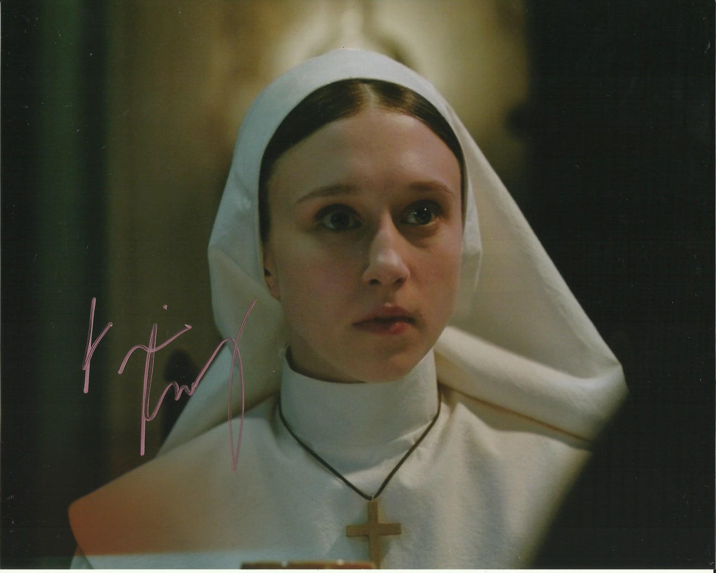 TAISSA FARMIGA SIGNED THE NUN 8X10 PHOTO (2)