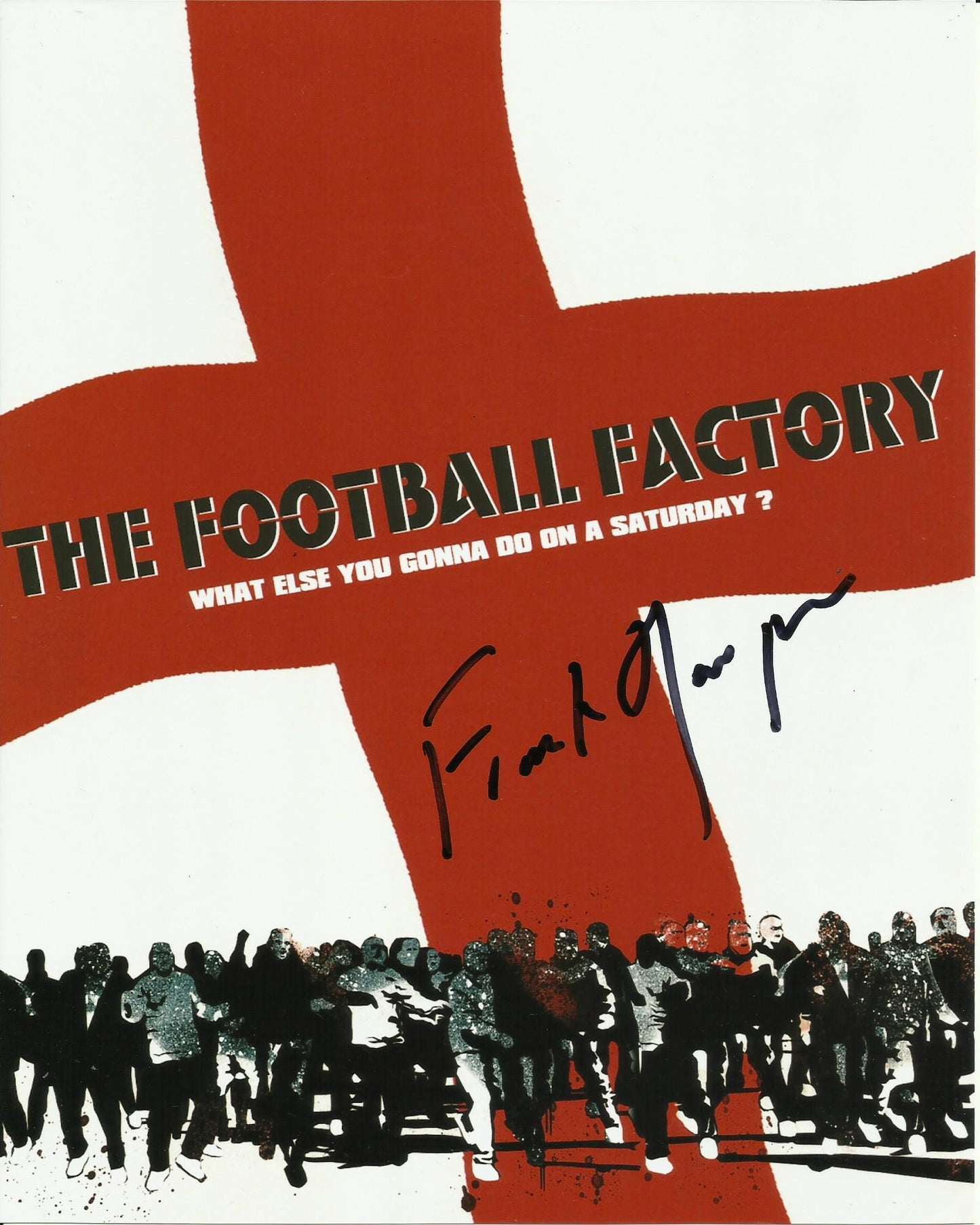 FRANK HARPER SIGNED FOOTBALL FACTORY 8X10 PHOTO (1)