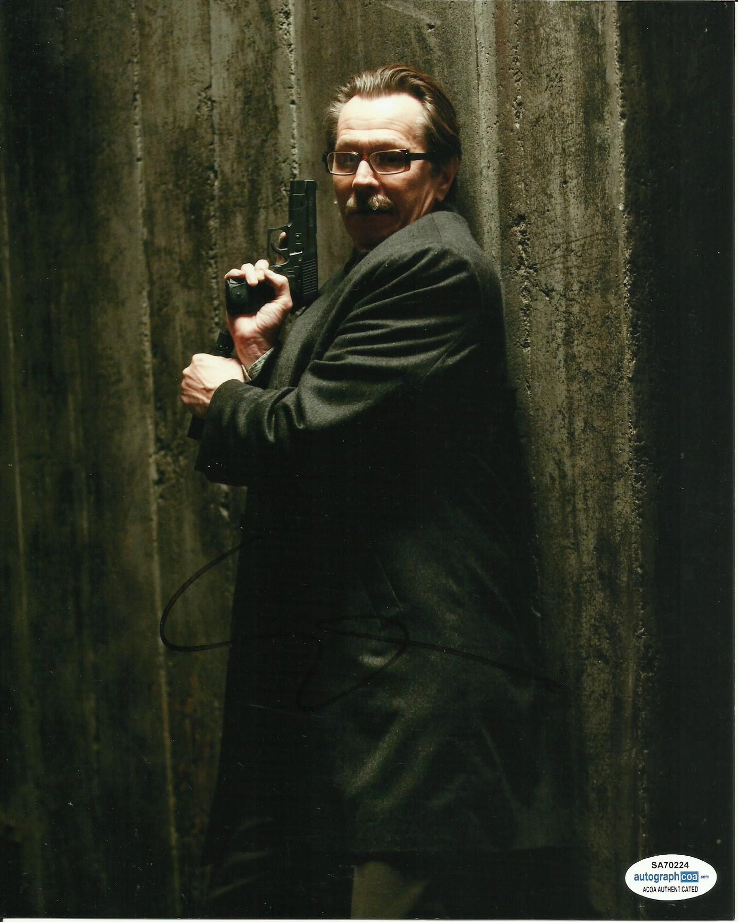 GARY OLDMAN SIGNED DARK KNIGHT 8X10 PHOTO ALSO ACOA CERTIFIED