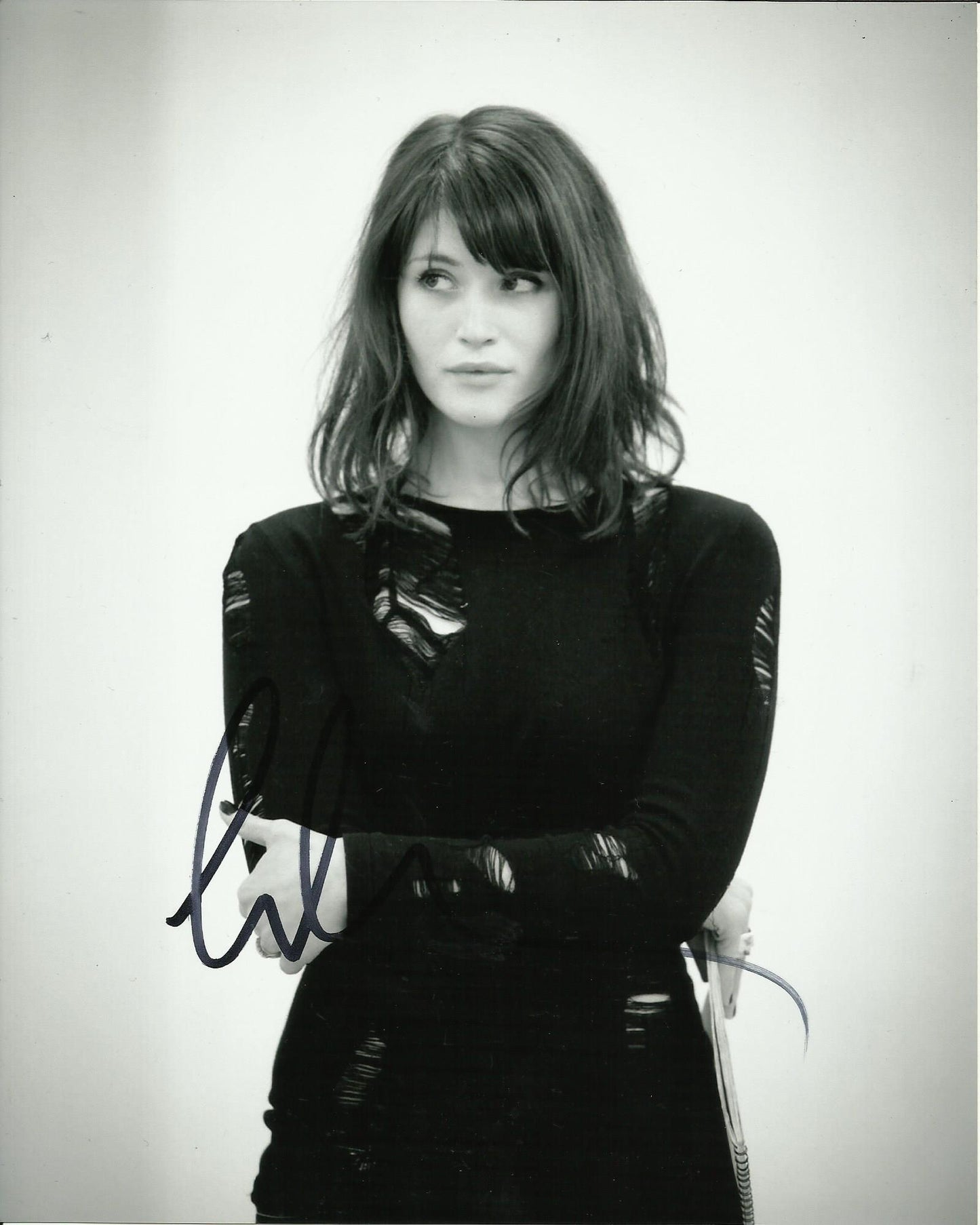GEMMA ARTERTON SIGNED SEXY 10X8 PHOTO