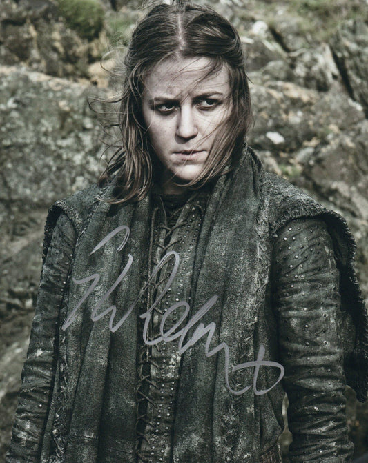 GEMMA WHELAN SIGNED GAME OF THRONES 10X8 PHOTO (1)