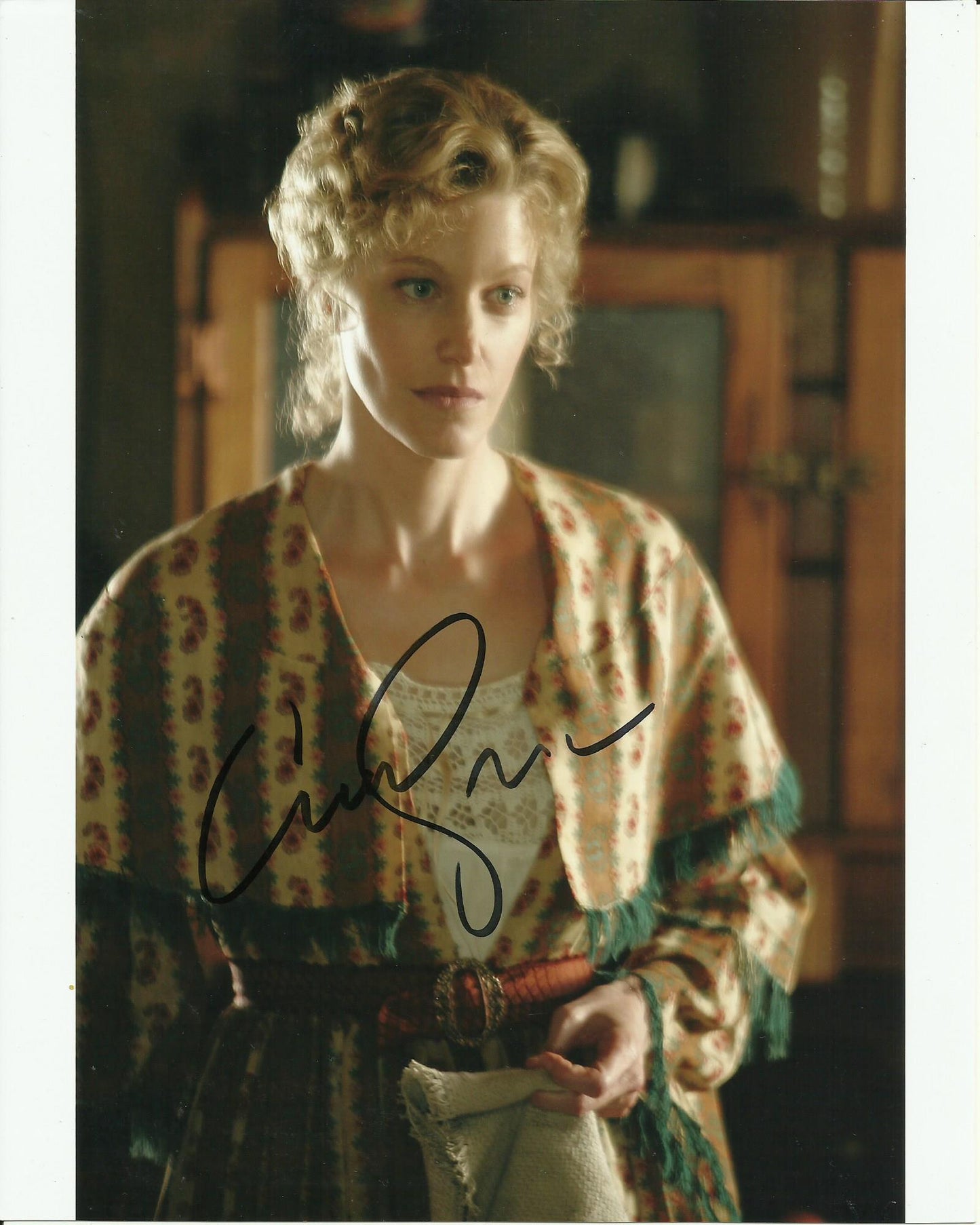 ANNA GUNN SIGNED DEADWOOD 10X8 PHOTO