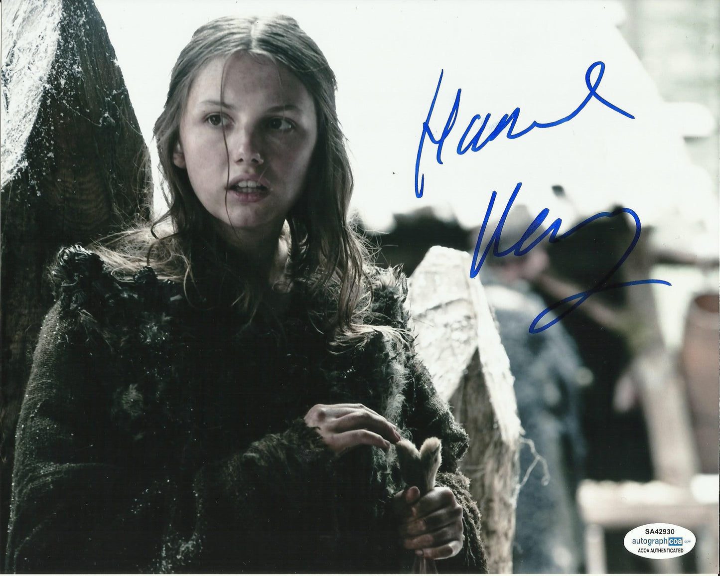 HANNAH MURRAY SIGNED GAME OF THRONES 10X8 PHOTO (4) ALSO ACOA