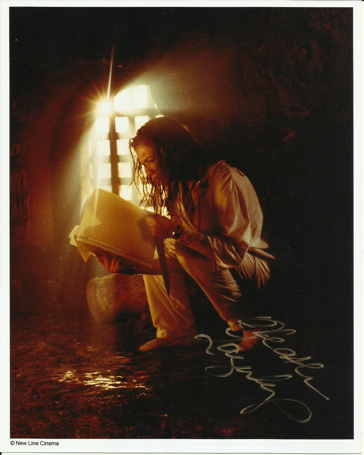 HEATHER LANGENKAMP SIGNED A NEW NIGHTMARE 10X8 PHOTO