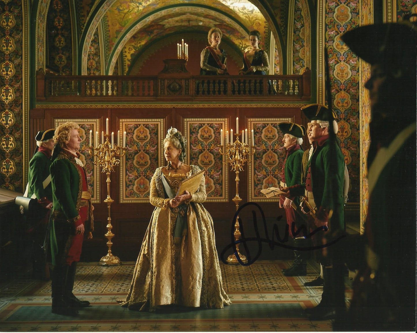 HELEN MIRREN SIGNED CATHERINE THE GREAT 10X8 PHOTO