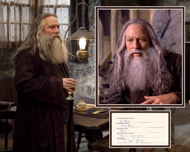 CIARAN HINDS SIGNED HARRY POTTER PHOTO MOUNT ACOA