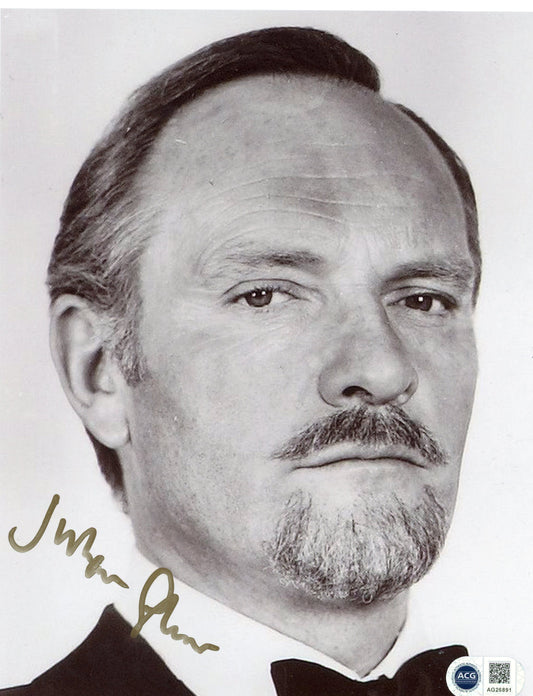 JULIAN GLOVER SIGNED FOR YOUR EYES ONLY 8X10 PHOTO (1) ALSO  ACG CERT AUTHENTICATION