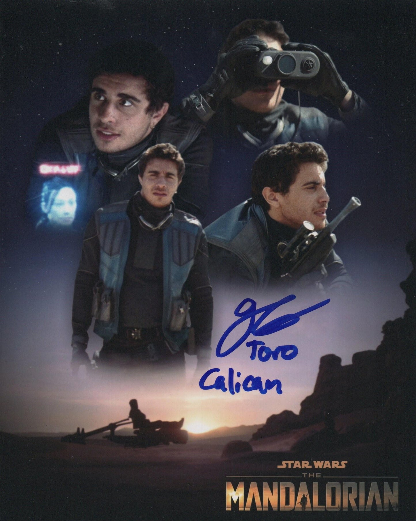 JAKE CANNAVALE SIGNED THE MANDALORIAN 8X10 PHOTO (1)
