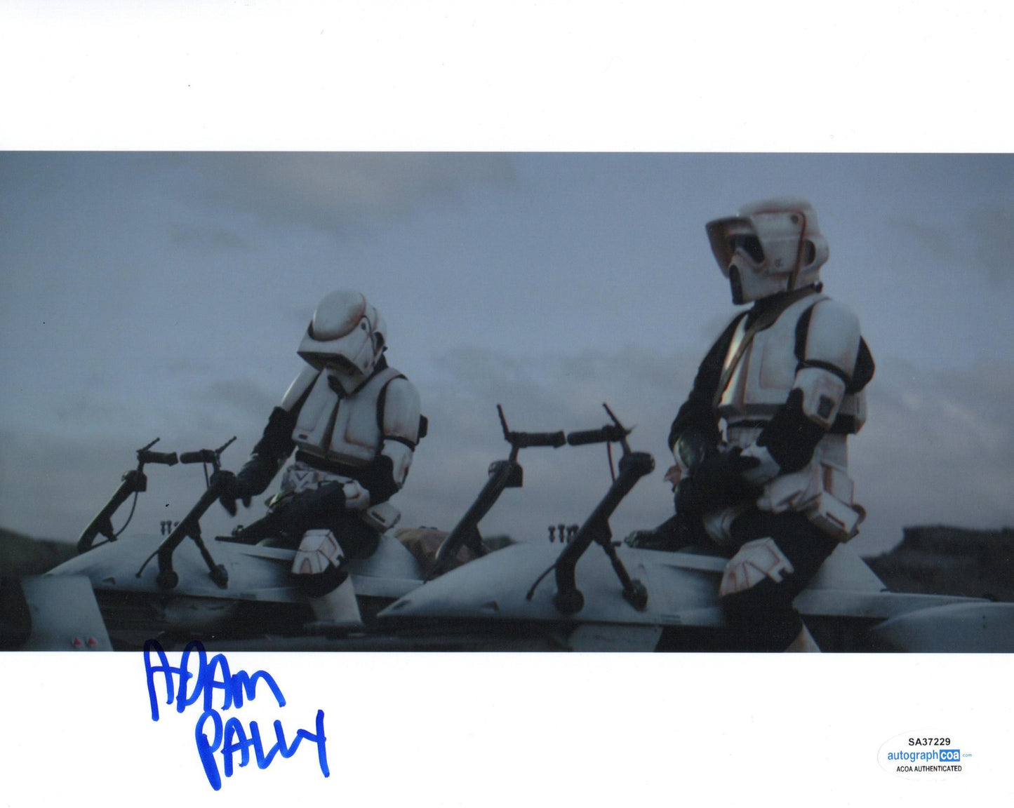 ADAM PALLY SIGNED THE MANDALORIAN 8X10 PHOTO (2) ALSO ACOA