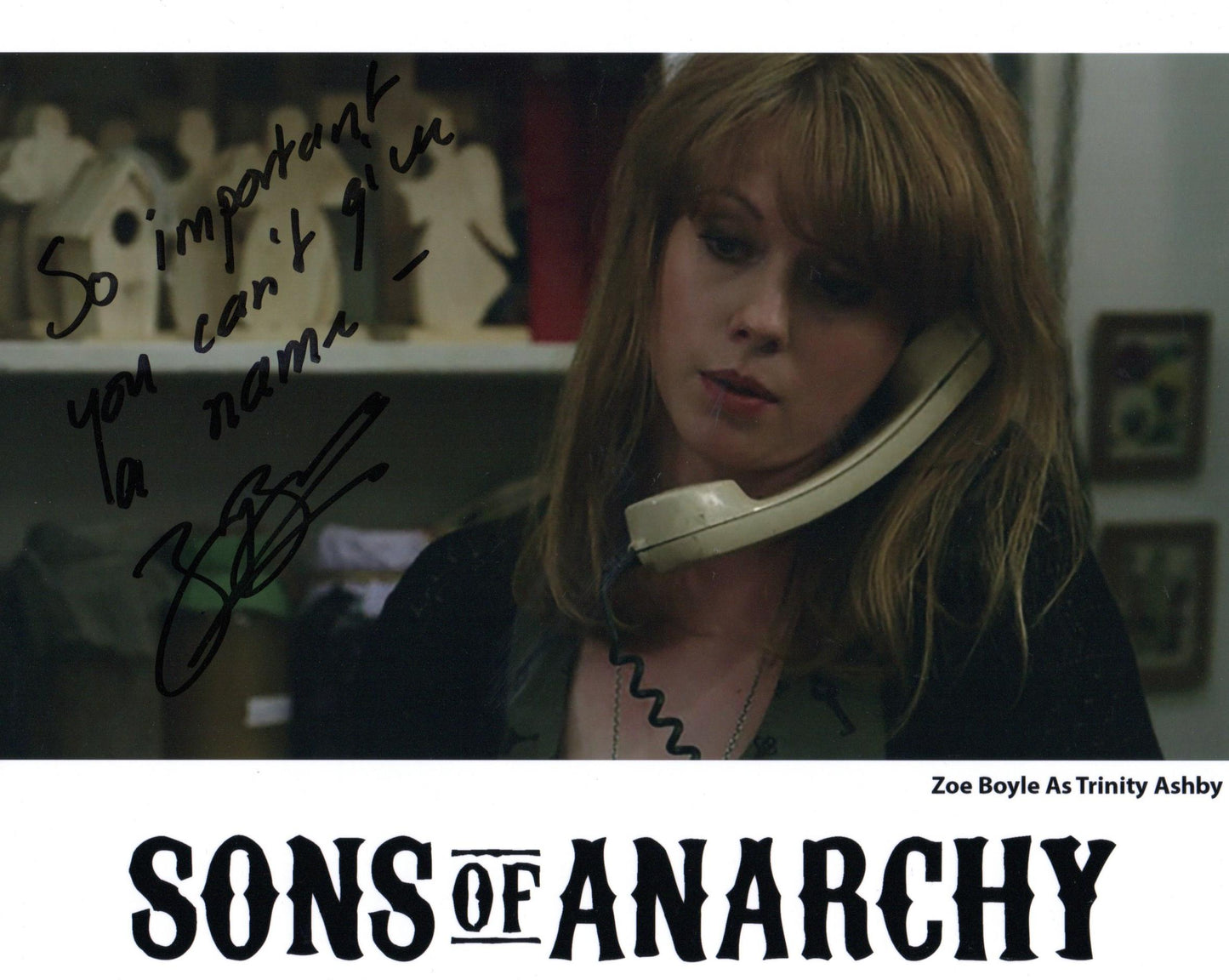 ZOE BOYLE SIGNED SONS OF ANARCHY 10X8 PHOTO (1)