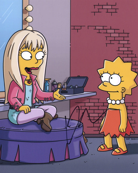 ELLIOT PAGE (ELLEN) SIGNED THE SIMPSONS 10X8 PHOTO (1)