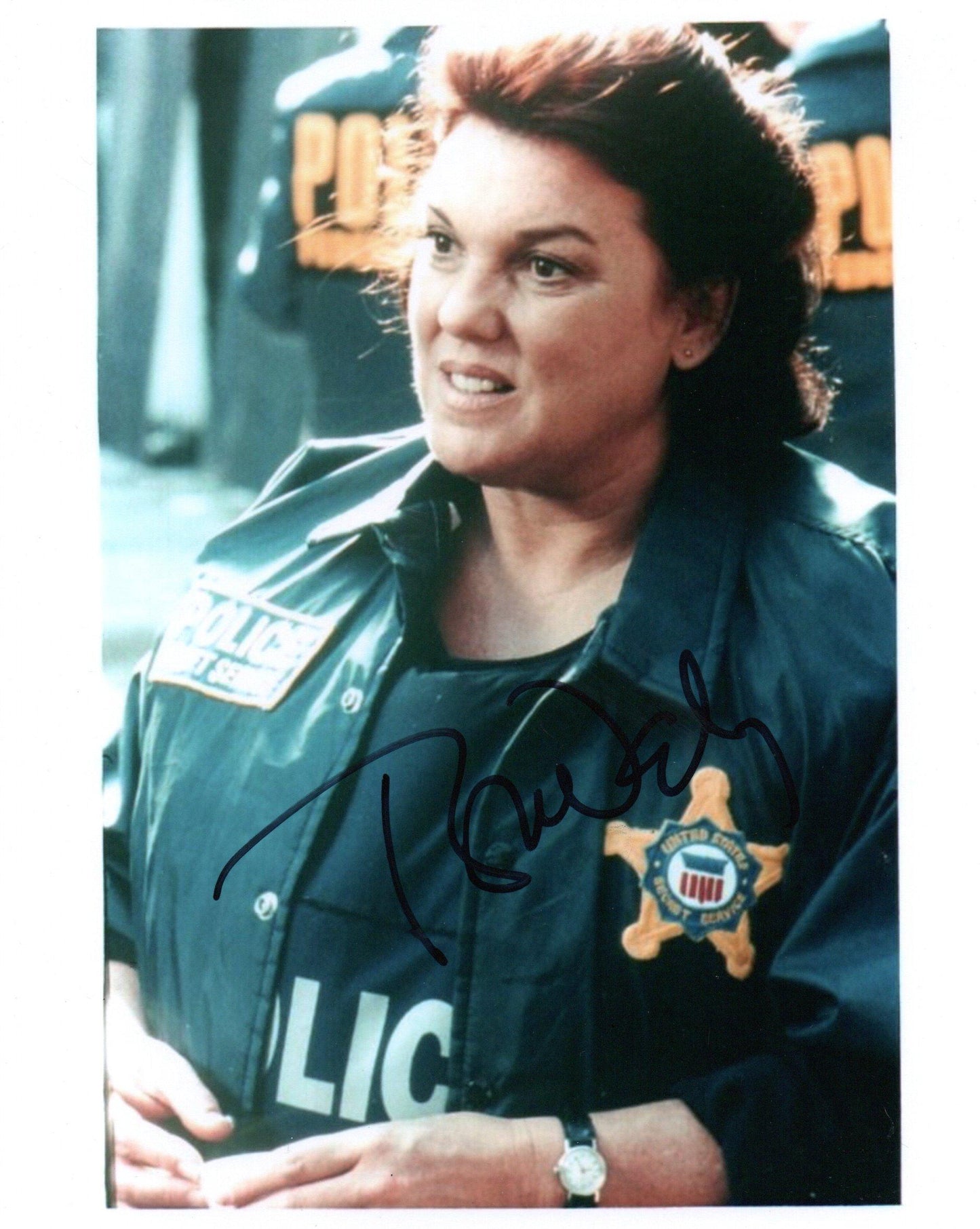 TYNE DALY SIGNED CAGNEY AND LACEY 10X8 PHOTO