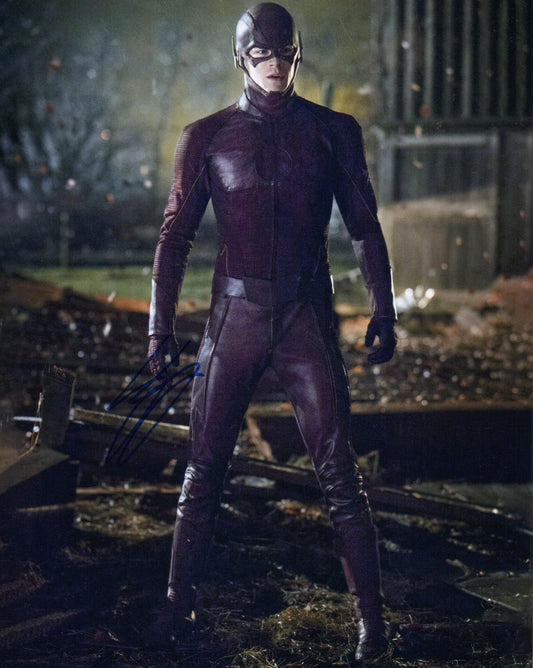 GRANT GUSTIN SIGNED THE FLASH 8X10 PHOTO (5)