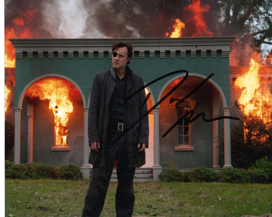 DAVID MORRISSEY SIGNED THE WALKING DEAD 8X10 PHOTO (5)