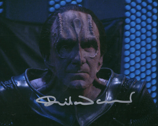 DAVID WARNER SIGNED STAR TREK 8X10 PHOTO