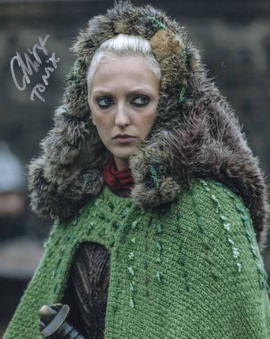 GEORGIA HIRST SIGNED VIKINGS PHOTO (1)