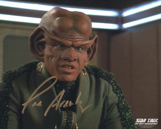 LEE ARENBERG SIGNED STAR TREK PHOTO