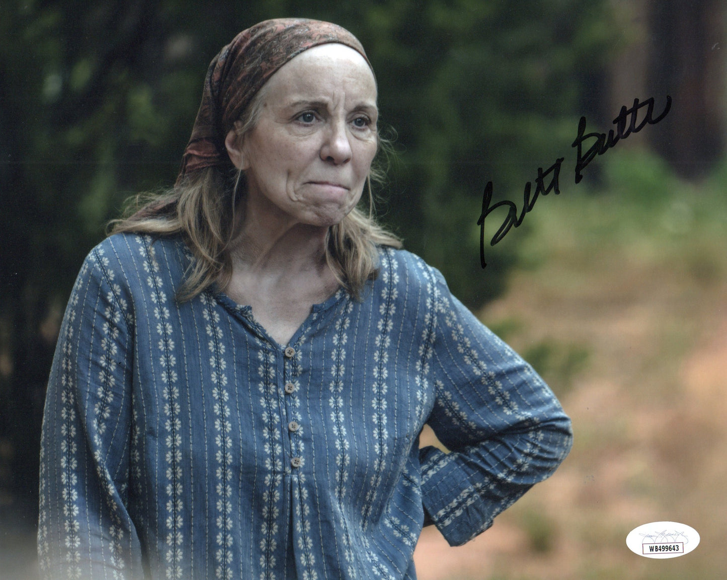 BRETT BUTLER SIGNED THE WALKING DEAD 10X8 PHOTO ALSO JSA
