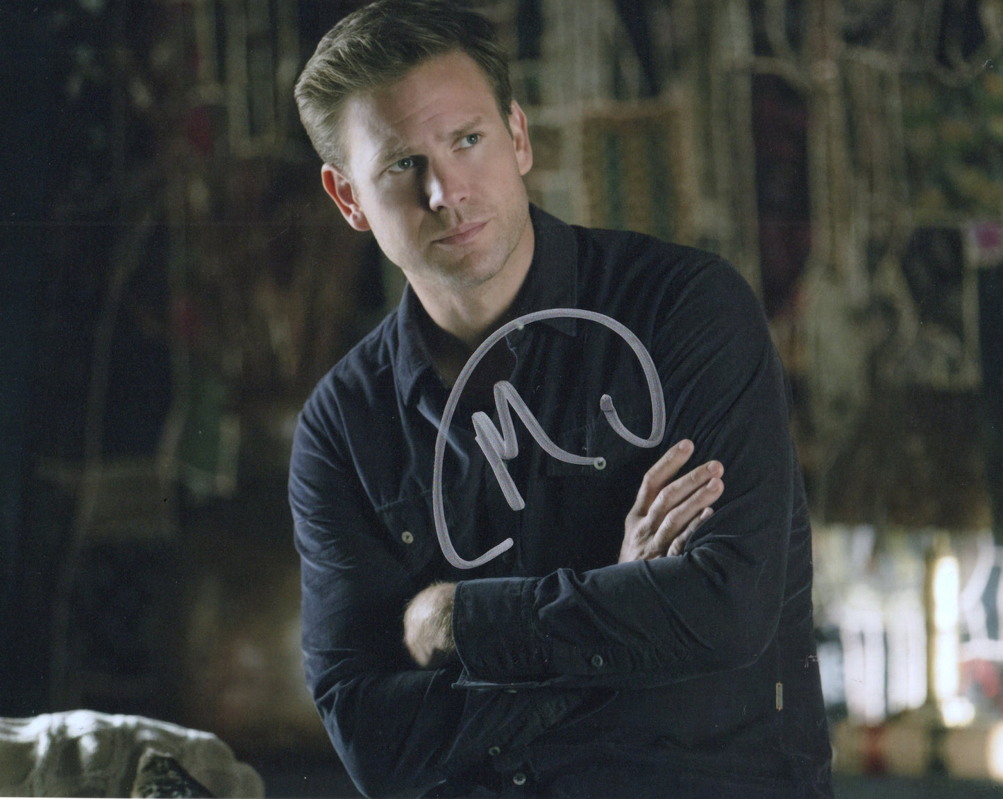 MATTHEW DAVIS SIGNED THE VAMPIRE DIARIES 8X10 PHOTO (1)