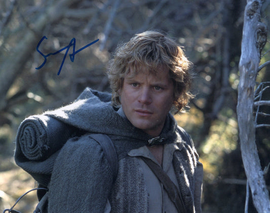 SEAN ASTIN SIGNED LORD OF THE RINGS 8X10 PHOTO (1)