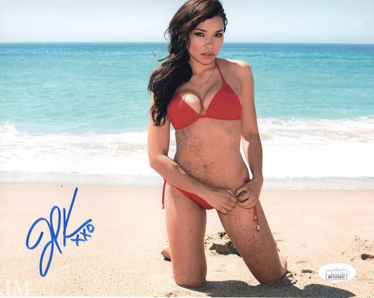 JESSICA PARKER KENNEDY SIGNED SEXY 8X10 PHOTO (2) ALSO JSA COA