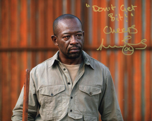 LENNIE JAMES SIGNED THE WALKING DEAD 8X10 PHOTO (12) also quote