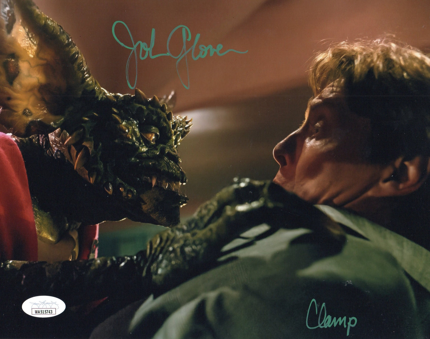 JOHN GLOVER SIGNED GREMLINS 2 8X10 PHOTO ALSO JSA