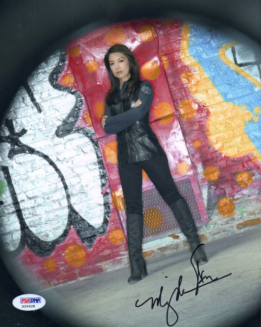 MING-NA WEN SIGNED AGENTS OF SHIELD 10X8 PHOTO (2) ALSO PSA
