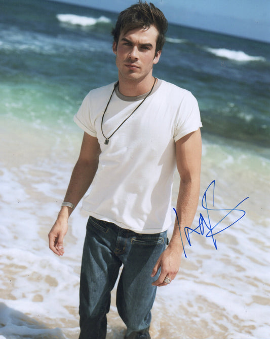 IAN SOMERHALDER  SIGNED LOST 8X10 PHOTO
