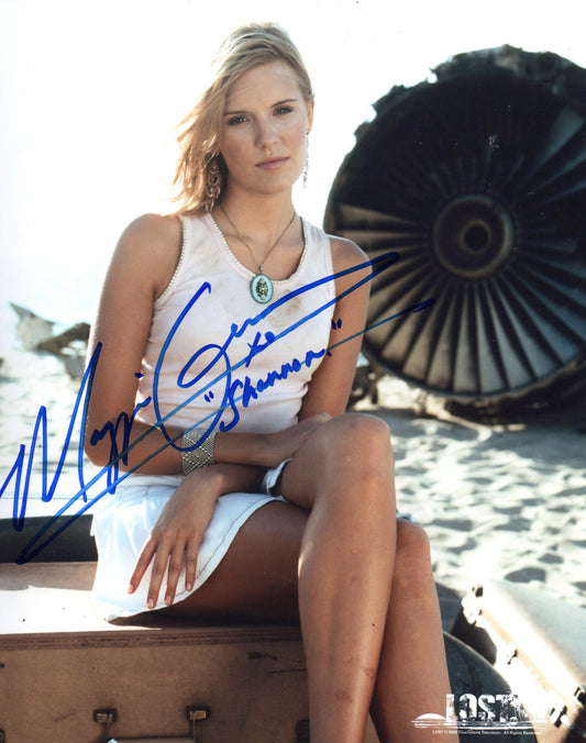MAGGIE GRACE SIGNED LOST 8X10 PHOTO (4)