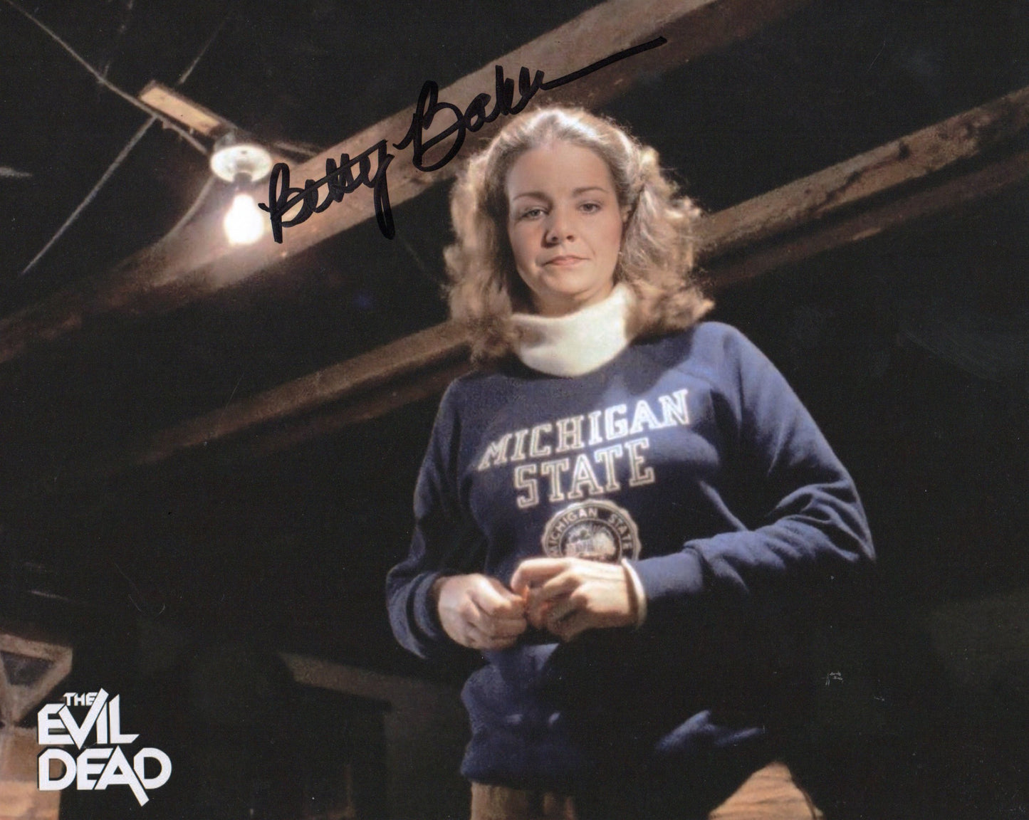 BETSY BAKER SIGNED THE EVIL DEAD 10X8 PHOTO (1)