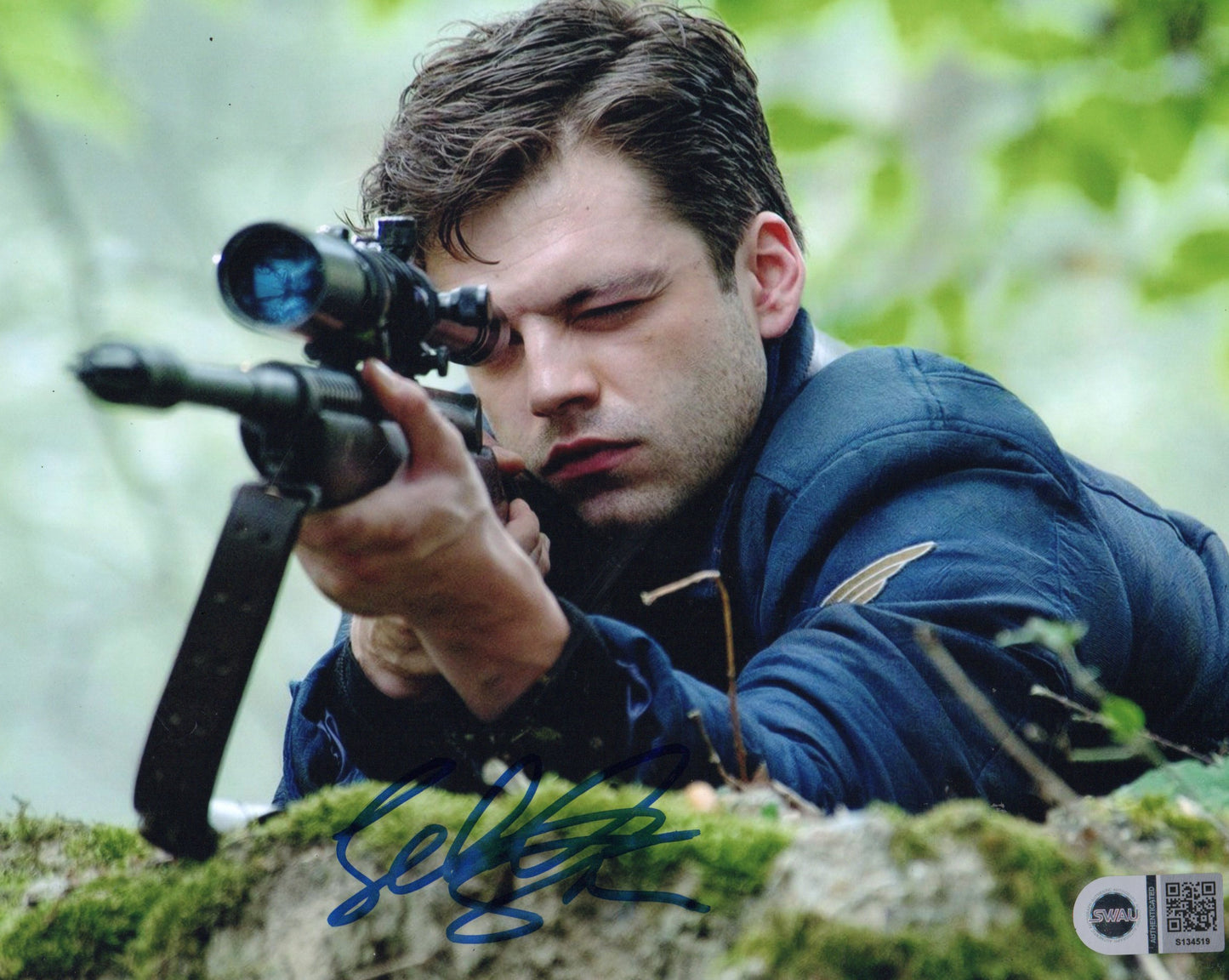 SEBASTIAN STAN SIGNED CAPTAIN AMERICA 8X10 PHOTO (3) ALSO SWAU