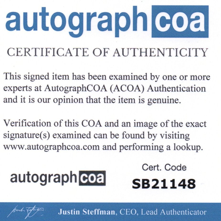 CHRISTOPHER LAMBERT SIGNED HIGHLANDER 8X10 PHOTO ALSO ACOA