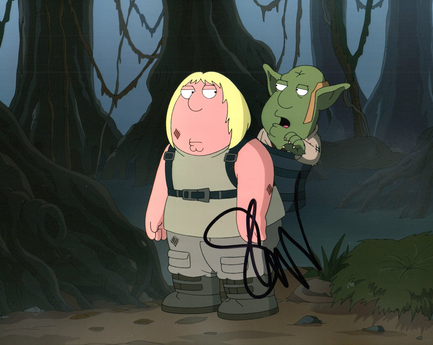 SETH GREEN SIGNED FAMILY GUY 8X10 PHOTO (8)