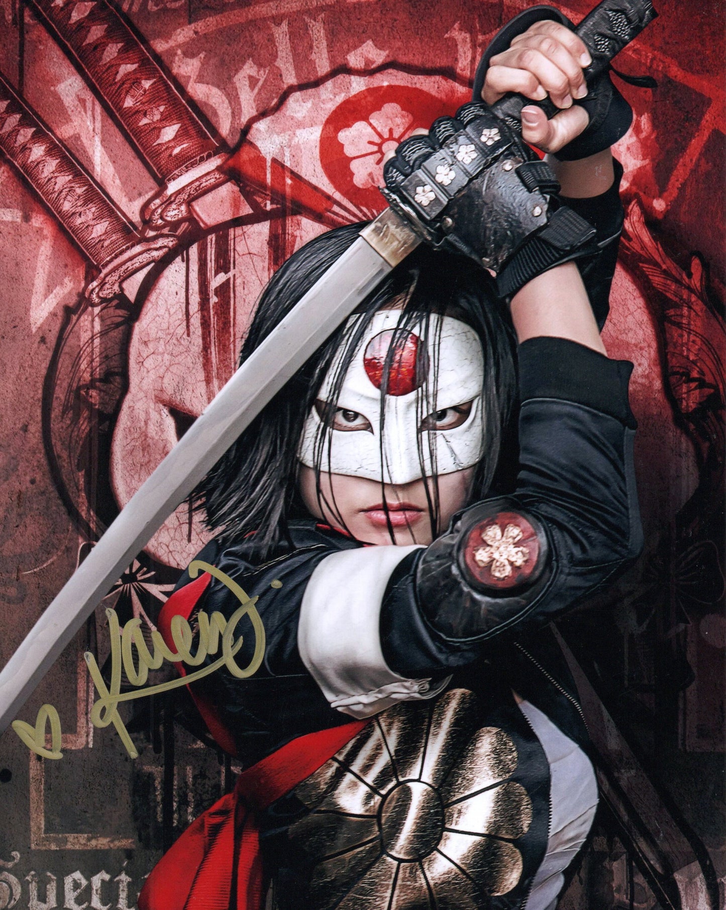 KAREN FUKUHARA SIGNED SUICIDE SQUAD 10X8 PHOTO (2)