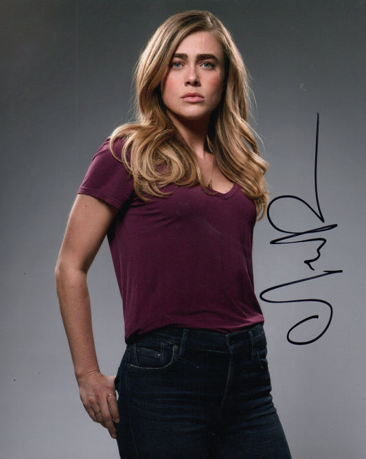 MELISSA ROXBURGH SIGNED SEXY 8X10 PHOTO (3) MANIFEST