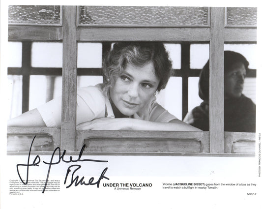 JACQUELINE BISSET SIGNED UNDER THE VOLCANO 10X8 PHOTO