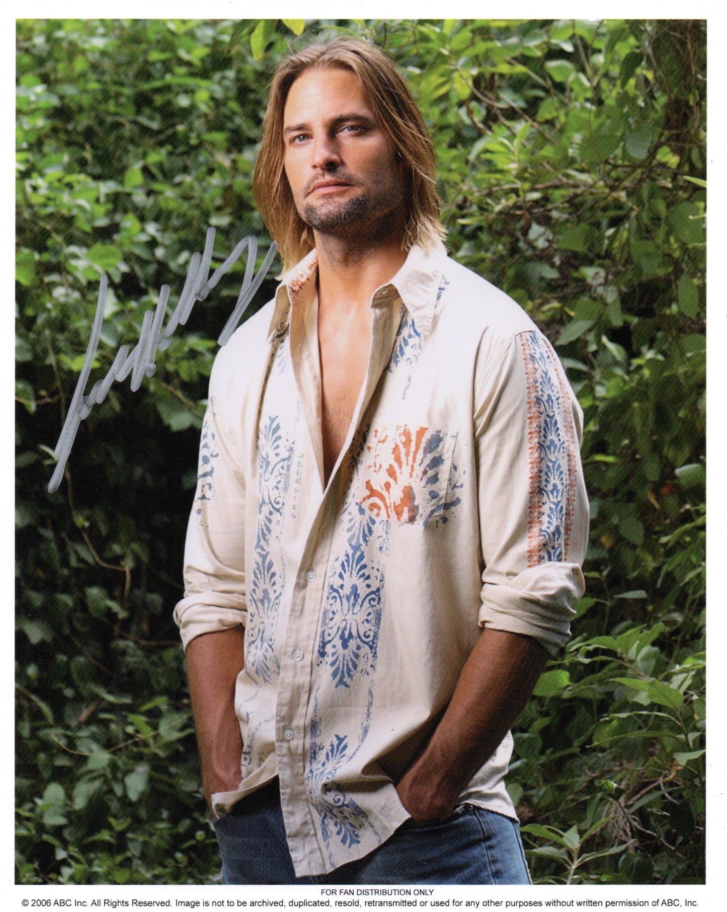 JOSH HOLLOWAY SIGNED LOST 8X10 PHOTO (2)