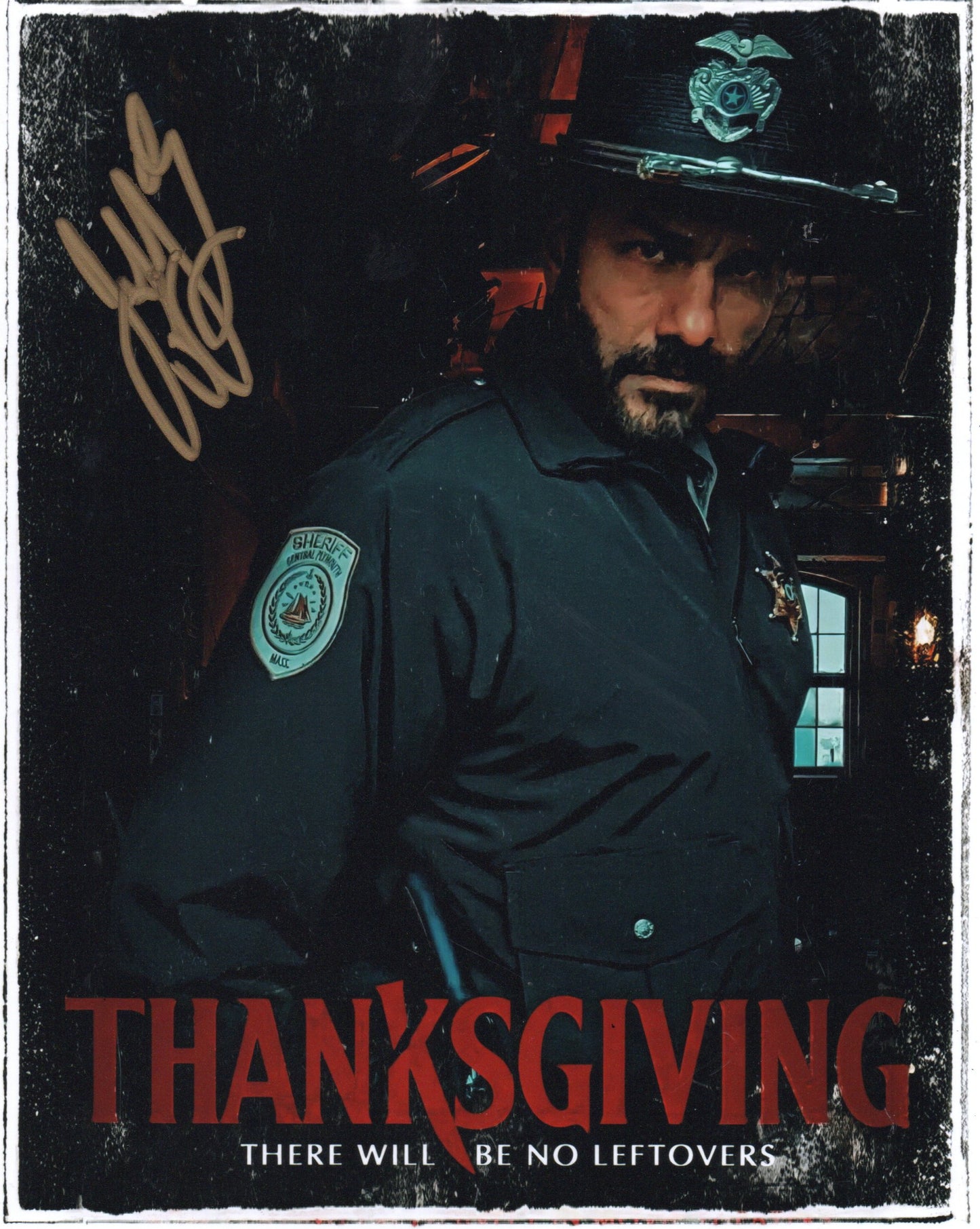 JEFF TERAVAINEN SIGNED THANKSGIVING 8X10 PHOTO (1)