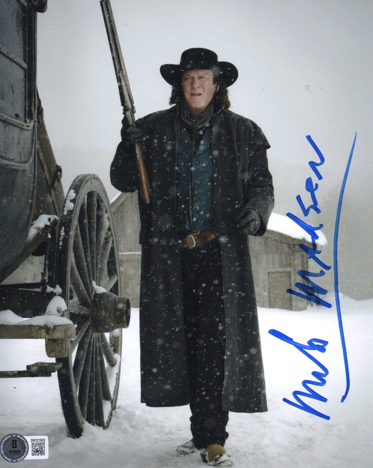 MICHAEL MADSEN SIGNED THE HATEFUL EIGHT 8X10 PHOTO (4) ALSO BECKETT