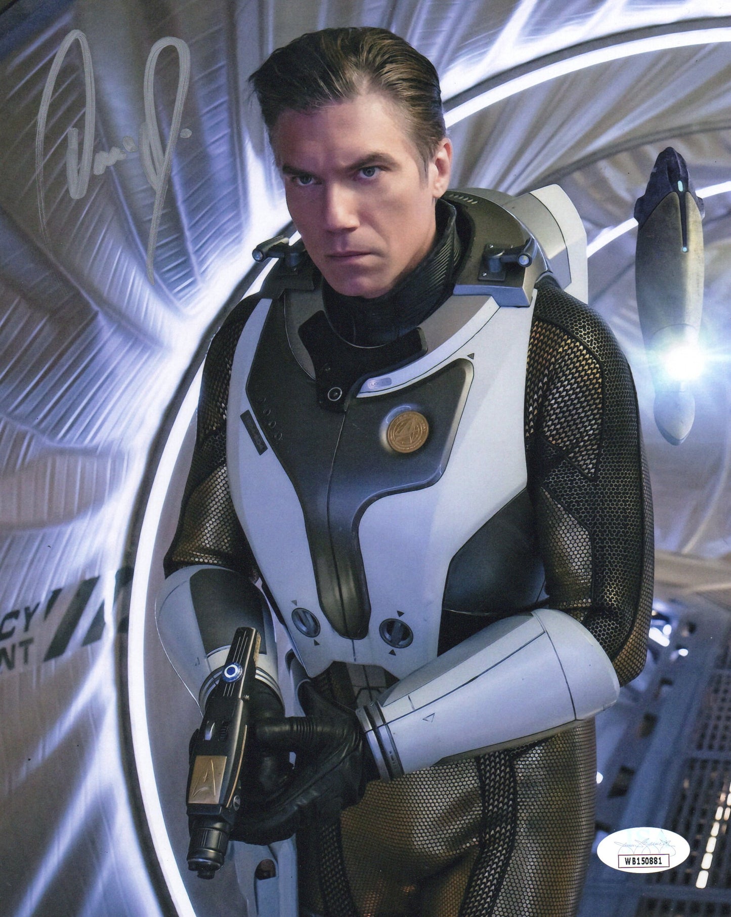 ANSON MOUNT SIGNED STAR TREK 8X10 PHOTO (1)ALSO JSA