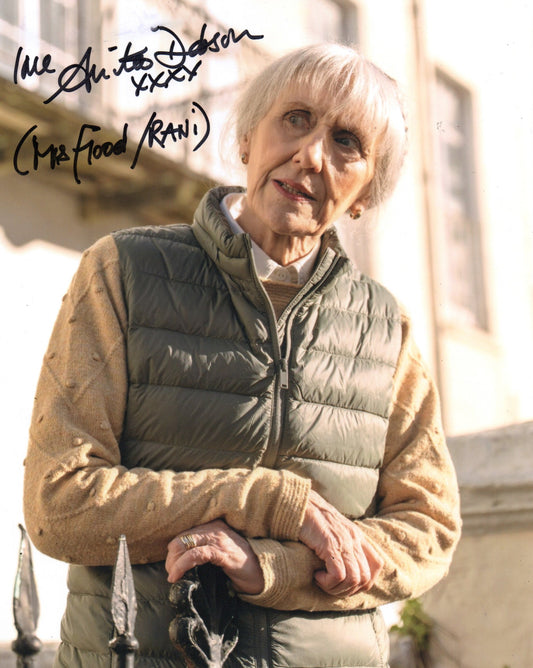 ANITA DOBSON SIGNED DR WHO 10X8 PHOTO (1)