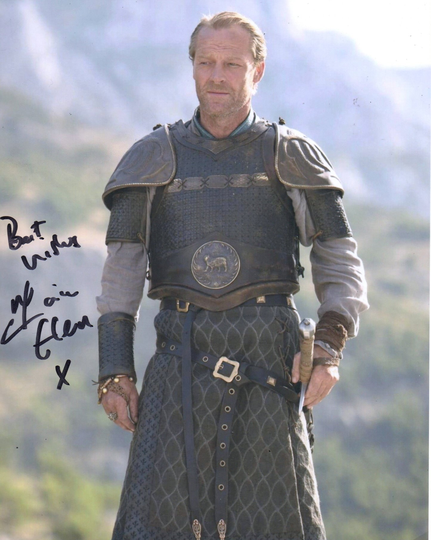 IAIN GLEN SIGNED GAME OF THRONES 8X10 PHOTO (17)