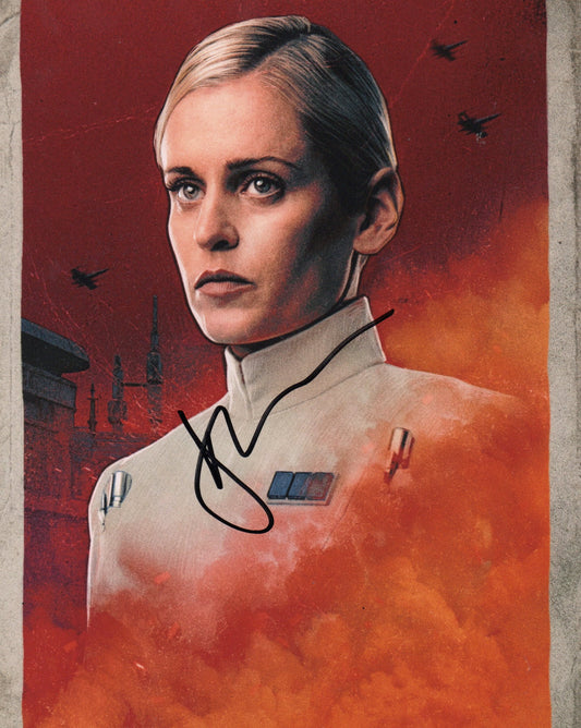 DENISE GOUGH SIGNED ANDOR STAR WARS 10X8 PHOTO