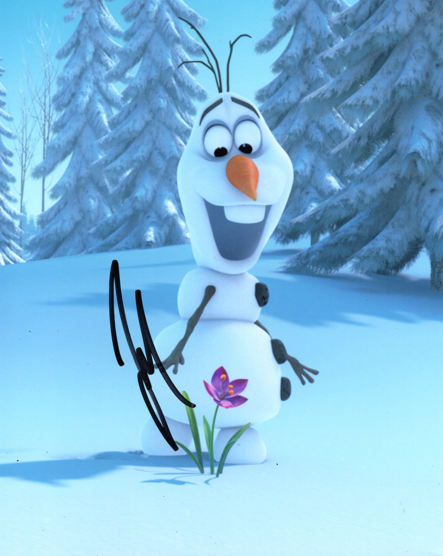 JOSH GAD SIGNED FROZEN 8X10 PHOTO (3)